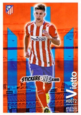 Sticker Vietto - Las Fichas Quiz De La Liga 2015-2016 - Mundicromo