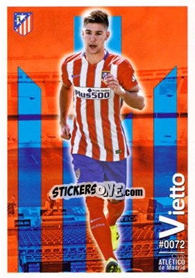 Sticker Vietto - Las Fichas Quiz De La Liga 2015-2016 n. 72 - Mundicromo
