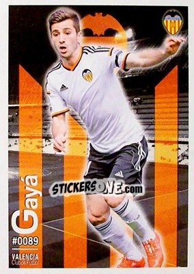 Sticker Gayá - Las Fichas Quiz De La Liga 2015-2016 n. 89 - Mundicromo