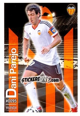 Sticker Dani Parejo - Las Fichas Quiz De La Liga 2015-2016 n. 95 - Mundicromo