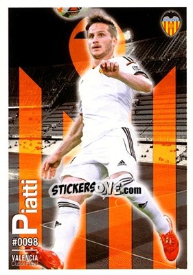 Sticker Piatti - Las Fichas Quiz De La Liga 2015-2016 n. 98 - Mundicromo