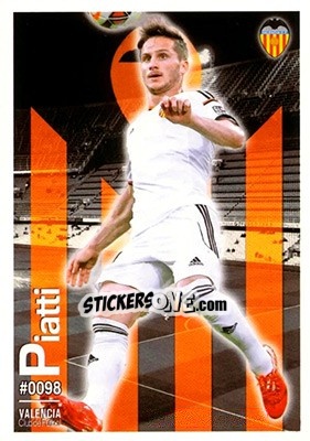 Sticker Piatti - Las Fichas Quiz De La Liga 2015-2016 - Mundicromo