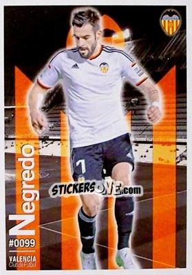 Sticker Negredo - Las Fichas Quiz De La Liga 2015-2016 n. 99 - Mundicromo