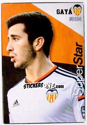 Sticker Gayá - Las Fichas Quiz De La Liga 2015-2016 n. 104 - Mundicromo