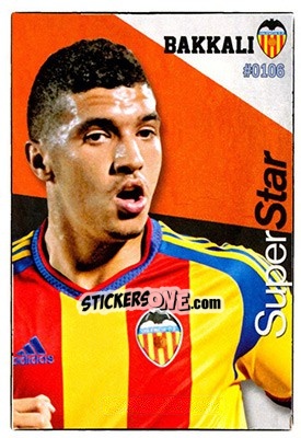 Sticker Bakkali - Las Fichas Quiz De La Liga 2015-2016 n. 106 - Mundicromo