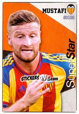 Sticker Mustafi - Las Fichas Quiz De La Liga 2015-2016 n. 108 - Mundicromo