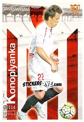 Sticker Konoplyanka - Las Fichas Quiz De La Liga 2015-2016 n. 114 - Mundicromo