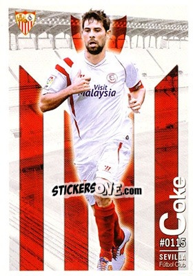 Sticker Coke - Las Fichas Quiz De La Liga 2015-2016 n. 115 - Mundicromo