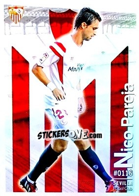 Sticker Nico Pareja - Las Fichas Quiz De La Liga 2015-2016 - Mundicromo