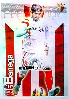 Sticker Banega - Las Fichas Quiz De La Liga 2015-2016 - Mundicromo