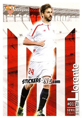 Sticker Fernando Llorente - Las Fichas Quiz De La Liga 2015-2016 n. 119 - Mundicromo