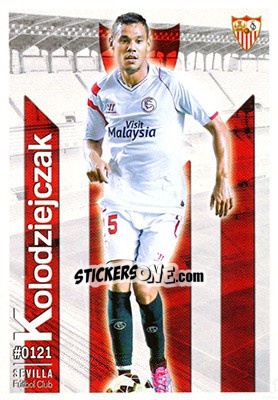 Sticker Kolodziejczak - Las Fichas Quiz De La Liga 2015-2016 n. 121 - Mundicromo