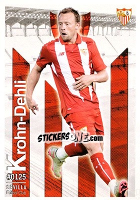 Sticker Krohn-Dehli - Las Fichas Quiz De La Liga 2015-2016 n. 125 - Mundicromo