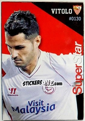 Sticker Vitolo - Las Fichas Quiz De La Liga 2015-2016 n. 130 - Mundicromo
