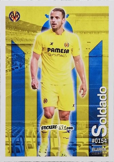 Sticker Soldado - Las Fichas Quiz De La Liga 2015-2016 n. 154 - Mundicromo