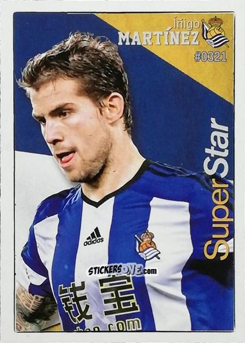 Figurina Íñigo Martínez - Las Fichas Quiz De La Liga 2015-2016 n. 321 - Mundicromo