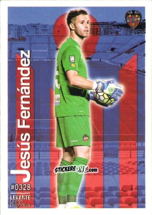Figurina Jesús Fernández - Las Fichas Quiz De La Liga 2015-2016 n. 328err - Mundicromo