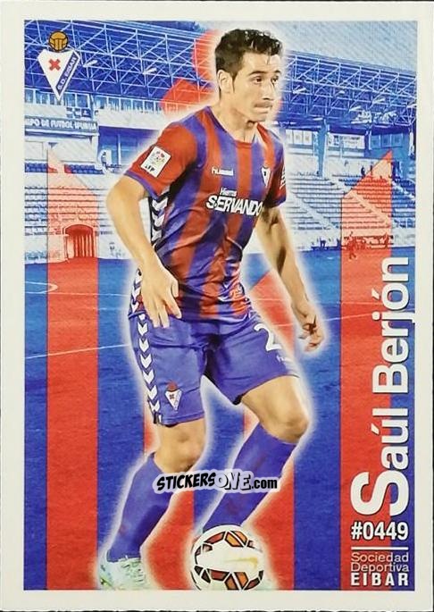 Sticker Saúl Berjón - Las Fichas Quiz De La Liga 2015-2016 n. 449 - Mundicromo