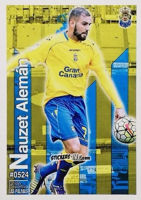 Figurina Nauzet Alemán - Las Fichas Quiz De La Liga 2015-2016 n. 524 - Mundicromo