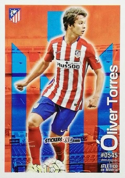 Sticker óliver Torres - Las Fichas Quiz De La Liga 2015-2016 n. 545 - Mundicromo
