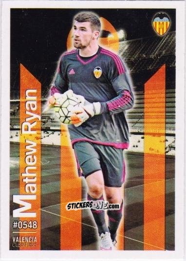 Sticker Mathew Ryan - Las Fichas Quiz De La Liga 2015-2016 n. 548 - Mundicromo