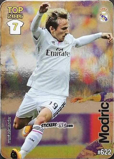 Sticker Modric - Las Fichas Quiz De La Liga 2015-2016 n. 622 - Mundicromo