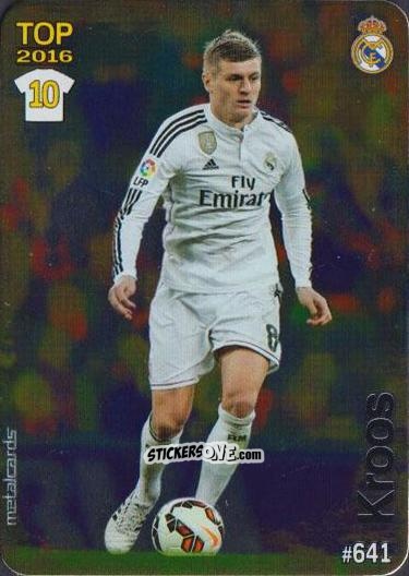 Sticker Toni Kroos - Las Fichas Quiz De La Liga 2015-2016 n. 641 - Mundicromo