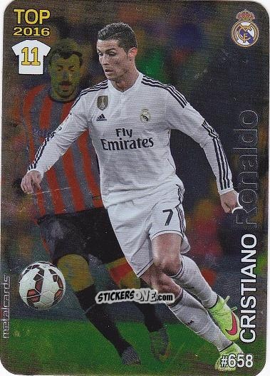 Figurina Cristiano Ronaldo - Las Fichas Quiz De La Liga 2015-2016 n. 658 - Mundicromo