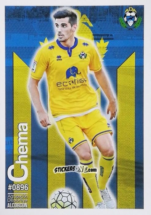 Figurina Chema - Las Fichas Quiz De La Liga 2015-2016 n. 896 - Mundicromo