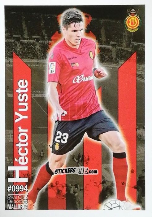 Sticker Héctor Yuste - Las Fichas Quiz De La Liga 2015-2016 n. 994 - Mundicromo