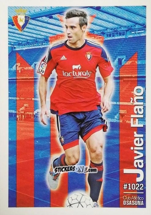Figurina Javier Flaño - Las Fichas Quiz De La Liga 2015-2016 n. 1022 - Mundicromo
