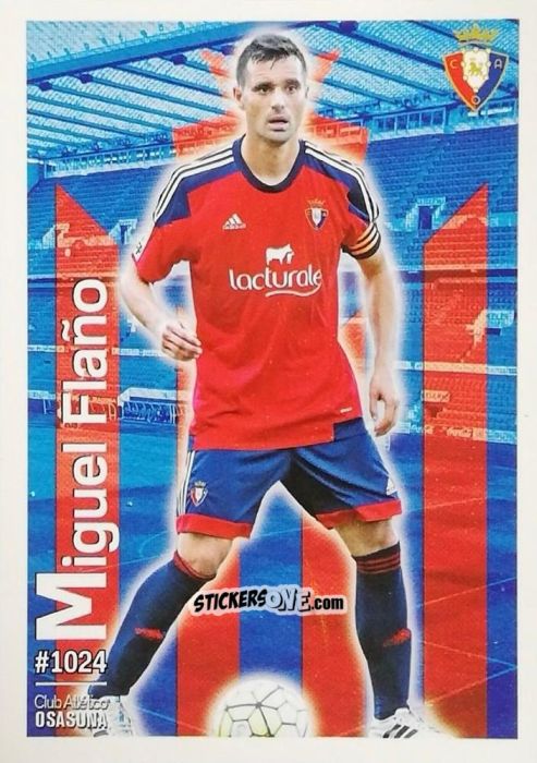Cromo Miguel Flaño - Las Fichas Quiz De La Liga 2015-2016 n. 1024 - Mundicromo