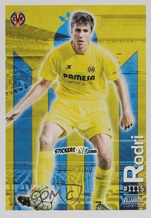 Sticker Rodri - Las Fichas Quiz De La Liga 2015-2016 n. 1115 - Mundicromo