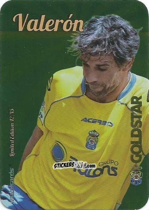 Sticker Valerón - Las Fichas Quiz De La Liga 2015-2016 n. GS42 - Mundicromo
