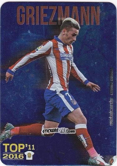 Figurina Griezmann - Las Fichas Quiz De La Liga 2015-2016 n. T9 - Mundicromo