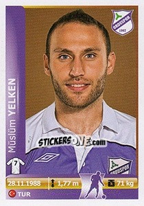 Figurina Muslum Yelken - Spor Toto Süper Lig 2012-2013 n. 321 - Panini