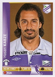 Sticker Hasan Kabze - Spor Toto Süper Lig 2012-2013 - Panini