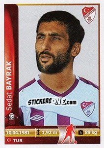 Cromo Sedat Bayrak - Spor Toto Süper Lig 2012-2013 n. 337 - Panini