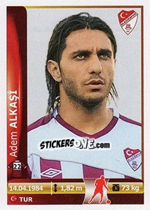 Cromo Adem Alkasi - Spor Toto Süper Lig 2012-2013 n. 338 - Panini