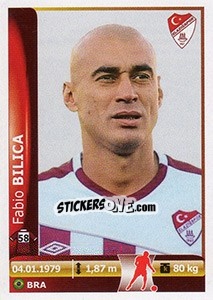 Sticker Fabio Bilica - Spor Toto Süper Lig 2012-2013 - Panini