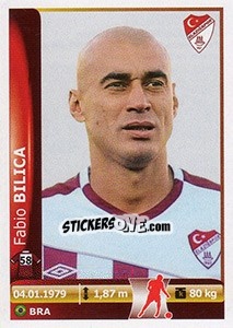 Sticker Fabio Bilica - Spor Toto Süper Lig 2012-2013 n. 339 - Panini