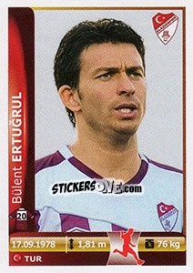 Sticker Bulent Ertugrul - Spor Toto Süper Lig 2012-2013 n. 344 - Panini