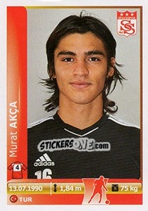 Sticker Murat Akca - Spor Toto Süper Lig 2012-2013 n. 359 - Panini
