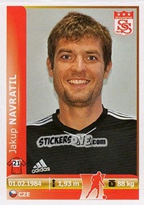 Sticker Jakup Navratil - Spor Toto Süper Lig 2012-2013 n. 360 - Panini
