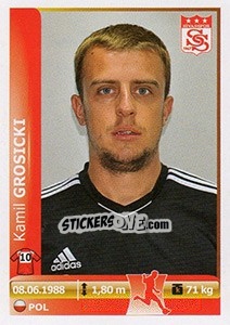 Sticker Kamil Grosicki - Spor Toto Süper Lig 2012-2013 n. 369 - Panini
