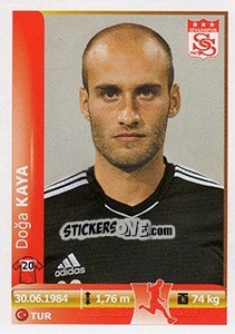 Sticker Doga Kaya - Spor Toto Süper Lig 2012-2013 n. 371 - Panini