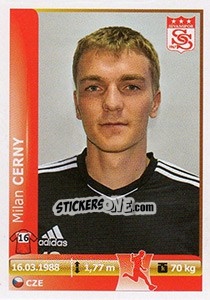 Sticker Milan Cerny - Spor Toto Süper Lig 2012-2013 n. 372 - Panini