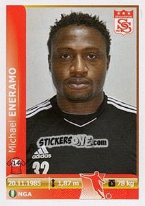 Sticker Michael Eneramo - Spor Toto Süper Lig 2012-2013 n. 375 - Panini