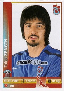 Figurina Tolga Zengin - Spor Toto Süper Lig 2012-2013 - Panini