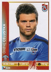 Sticker Ondrej Celustka - Spor Toto Süper Lig 2012-2013 n. 382 - Panini